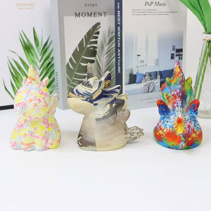 Creative Unicorn Painted 3D Printed LED Night Light Table Lamp