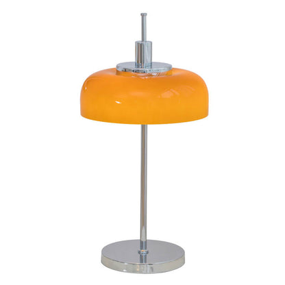 Nordic Vintage Orange Iron Glass 3-Light Table Lamp