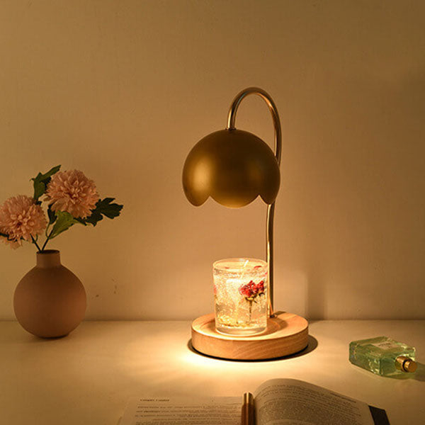 Nordic Rose Dome Dimmable 1-Light Melting Wax Table Lamp