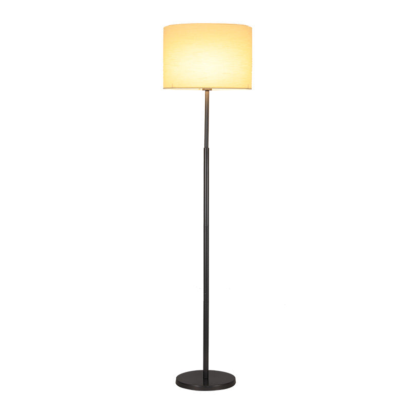 Nordic Simplicity Drum Cone Shade Linear 1-Light Standing Floor Lamp