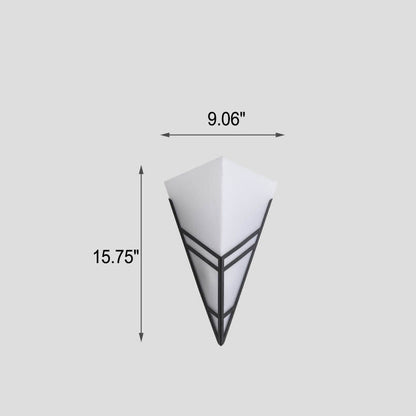 Nordic Creative Iron Triangles Geometry 1-Light Wall Sconce Lamp