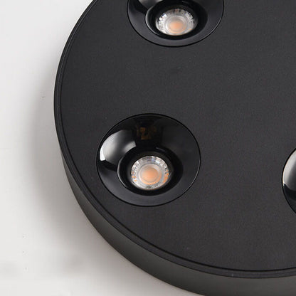 Minimalist Round Plate Spotlight Slim LED Flush Mount Ceiling Light