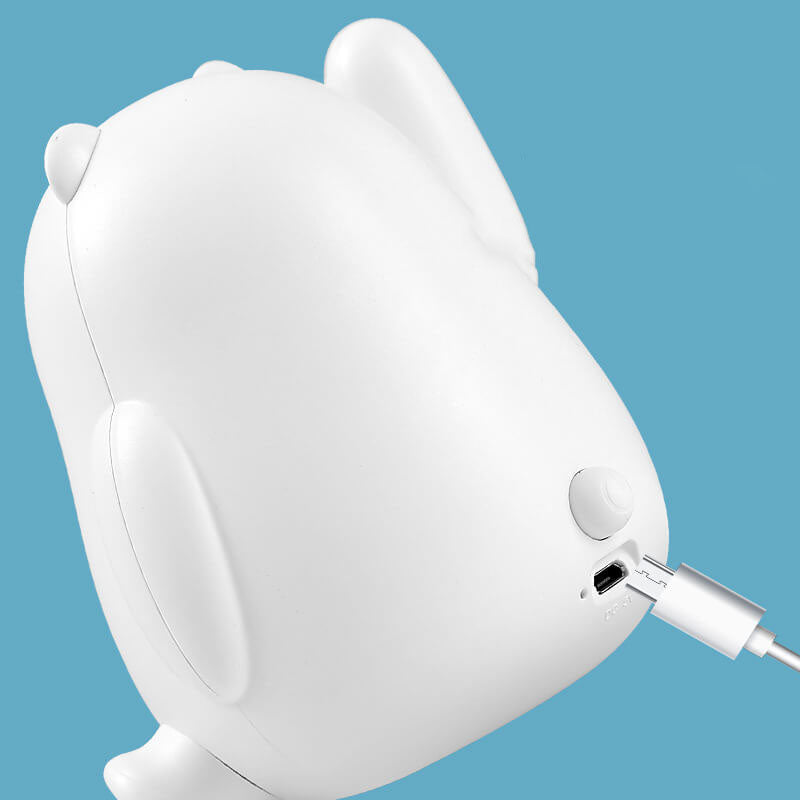 Modern Creative Tiger Silicone LED USB Rechargeable Pat Night Light