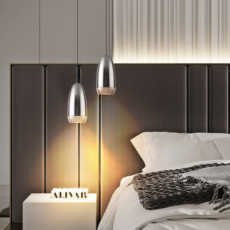 مصباح LED صناعي من الألومنيوم الإبداعي على شكل رصاصة 