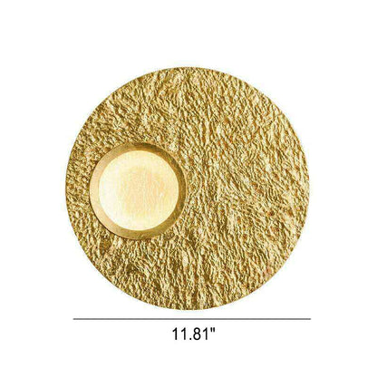 Nordic Creative Round Resin Gold Foil Hardware LED Wall Sconce Lamp