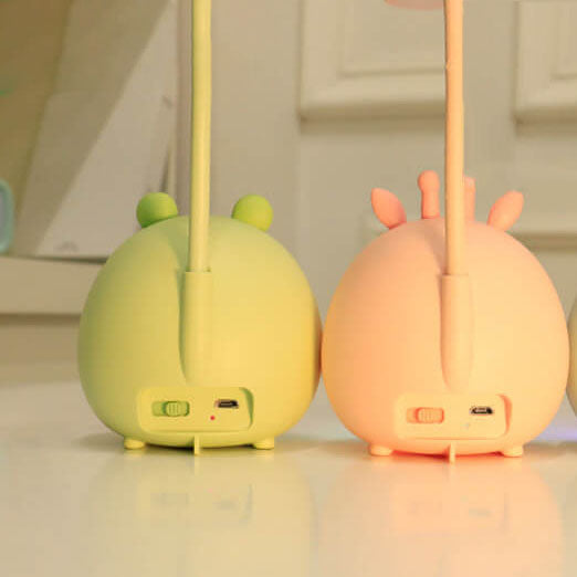 Creative Cartoon Animal Student USB Charging Foldable LED Table Lamp