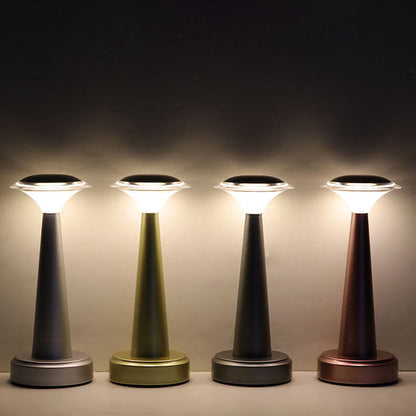 Modern Iron Acrylic LED Night Light Table Lamp