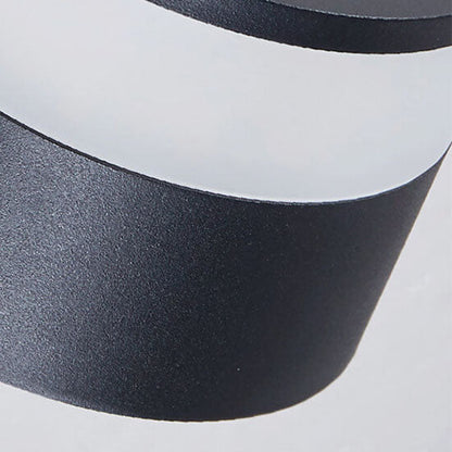 Modern Solid Color Cylinder Aluminum LED Flush Mount Light