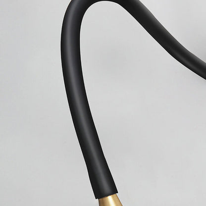 Simple Hose Spotlight Brass LED Reading Wall Sconce Lamp
