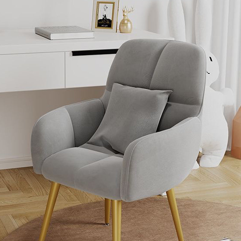 Modern Minimalist Sponge Square Vanity Stool Backrest For Bedroom