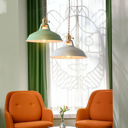 Modern Minimalist Macaroon Iron 1-Light Pendant Light