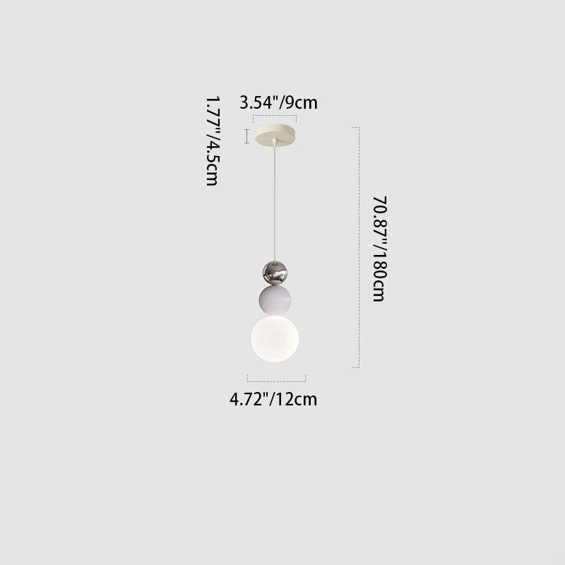 Modern Creative Iron Gourd String Shape 1-Light Pendant Light For Bedroom