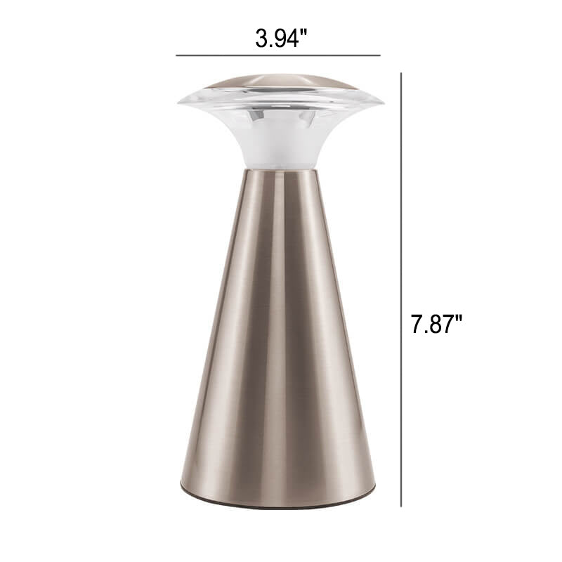 Modern Creative Mushroom USB Rechargeable Dimmable Touch LED Decorative Table Lamp