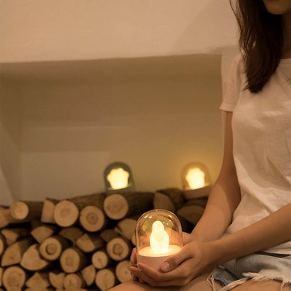 Creative Cartoon Cat Claw LED Eye Protection USB Night Light Table Lamp