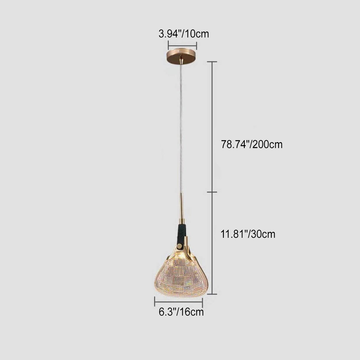 Contemporary Creative Iron Acrylic Arc 1-Light Pendant Light For Living Room