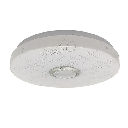 Modern Simple Intelligent Control Round LED Flush Mount Ceiling Light