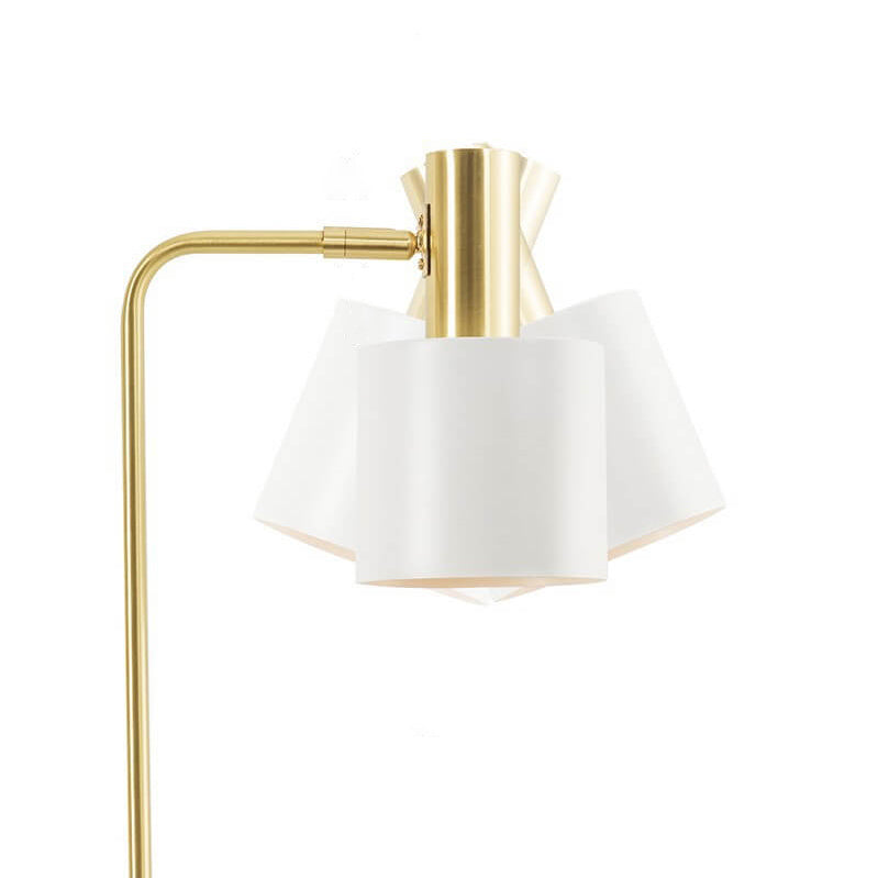 Nordic Light Luxury Marble Cylindrical Adjustable 1-Light Table Lamp