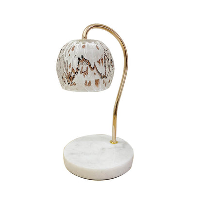 Japanese Style Creative Glass Spherical 1-Light Melting Wax Table Lamp