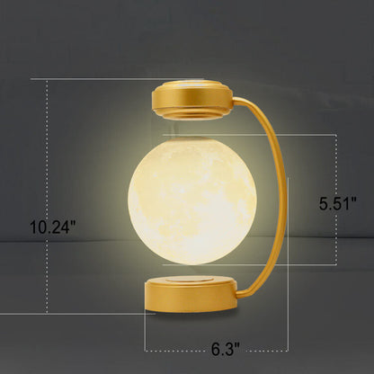 Creative Magnetic Levitation Moon LED Decorative Table Lamp