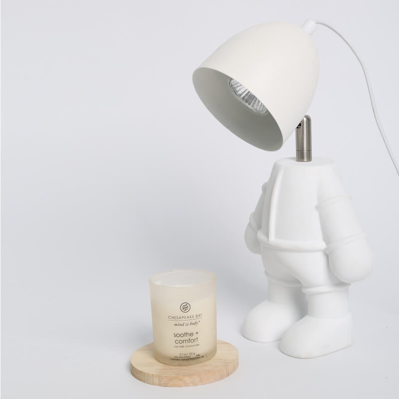 Creative Little White Design LED Night Light Melting Wax Table Lamp