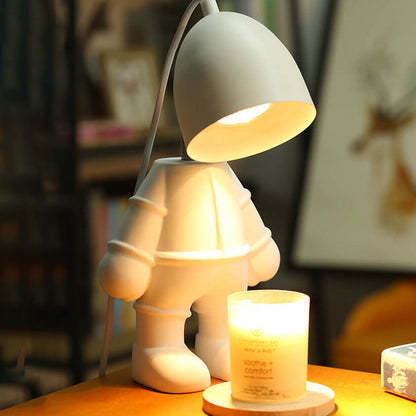 Creative Little White Design LED Night Light Melting Wax Table Lamp
