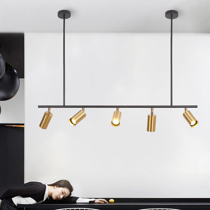 Modern Luxury Long Strip Spotlight 3/5 Light Chandelier