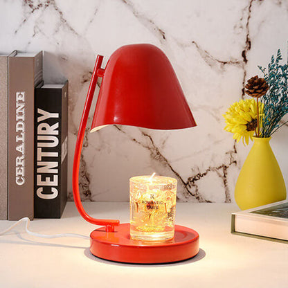 European Red Hardware 1-Light Melting Wax Table Lamp