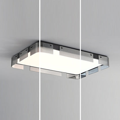 Contemporary Simplicity Ultra-thin Acrylic Rectangular Shade LED Flush Mount Ceiling Light For Bedroom
