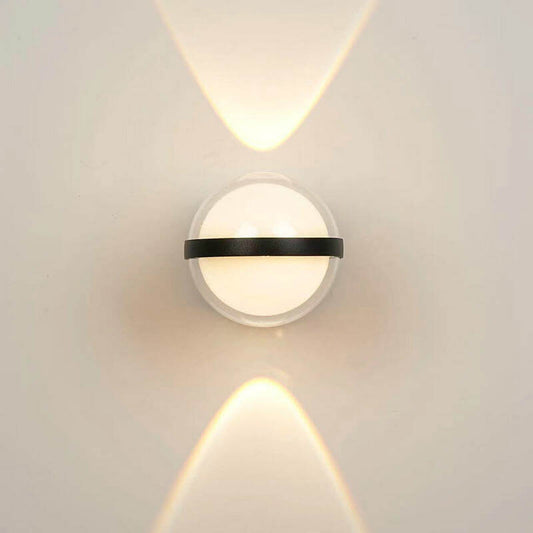 Outdoor Creative Round Ball Square LED Waterproof Wall Sconce Lamp