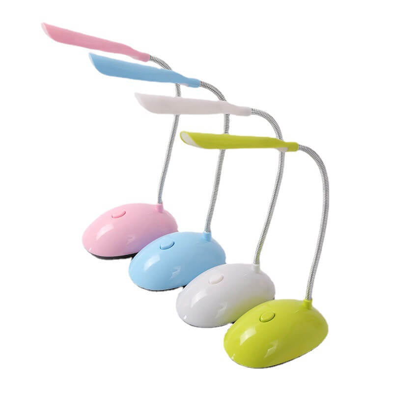 Creative Mini Macaron Plastic LED Folding Eye Care Battery Desk Lamp