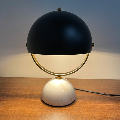 Modern Minimalist Marble 1-Light Table Lamp