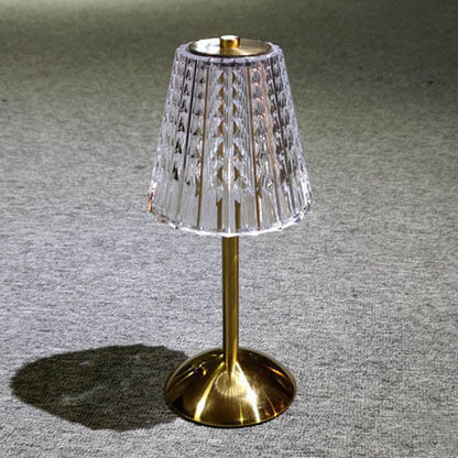 Creative Diamond Crystal Acrylic Metal Touch LED Table Lamp