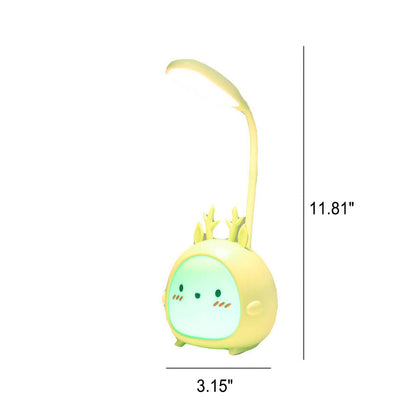 Creative Cartoon Animal Student USB Charging Foldable LED Table Lamp