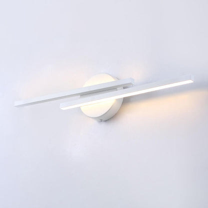 Modern Light Luxury Bar Iron Acrylic LED Vanity Light Wall Sconce Lamp