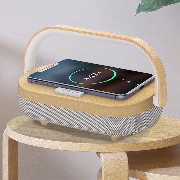 Modern Wireless Charging Induction Bluetooth Charging USB LED Table Lamp
