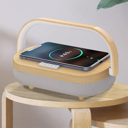 Modern Wireless Charging Induction Bluetooth Charging USB LED Table Lamp
