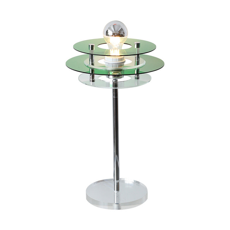 Modern Acrylic Space Saucer Design 1-Light Table Lamp