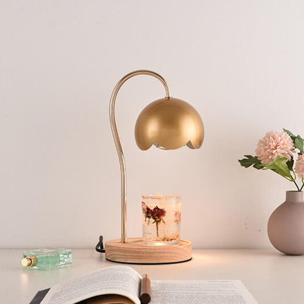 Nordic Rose Dome Dimmable 1-Light Melting Wax Table Lamp
