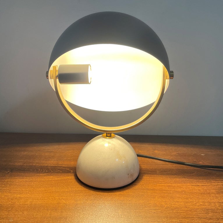 Modern Minimalist Marble 1-Light Table Lamp