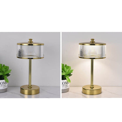Creative Light Luxury Acrylic Rechargeable LED Touch Ambient Table Lamp