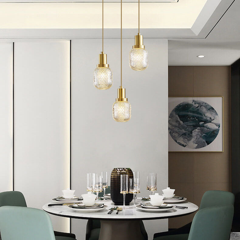 Modern Minimalist Creative All-copper 1-Light Pendant Light
