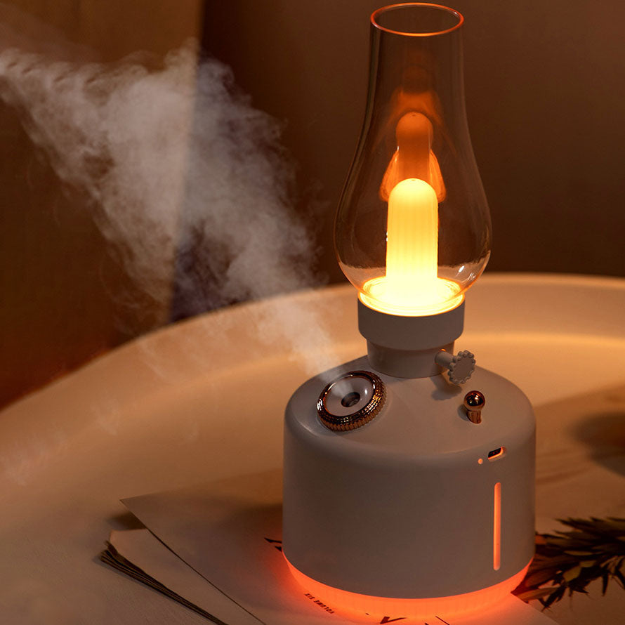 Creative Humidify Spray PET Bottle Shade LED Table Lamp
