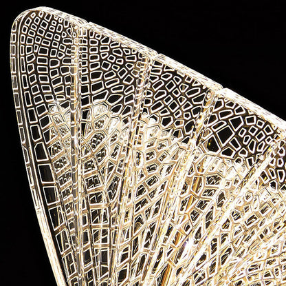Modern Luxury Acrylic Butterfly Zinc Alloy Iron Frame LED Pendant Light For Bedroom