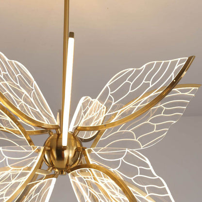 Modern Acrylic Creative Butterfly Wings Design 12/16-Light LED Chandelier