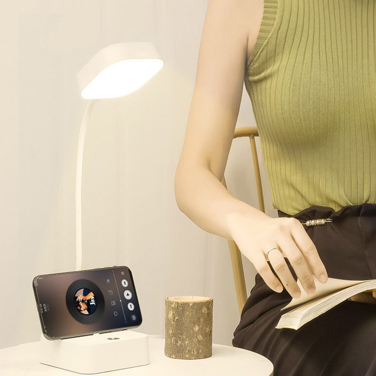 Simple Square Rechargeable Folding Touch LED Eye Care Desk Lamp