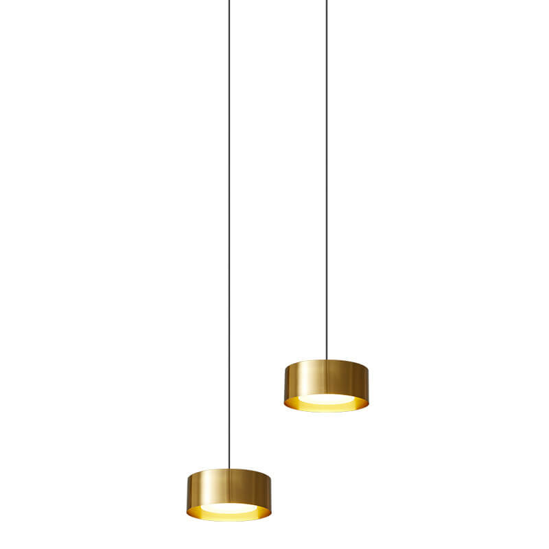 Modern Minimalist Round Head Iron LED Pendant Light
