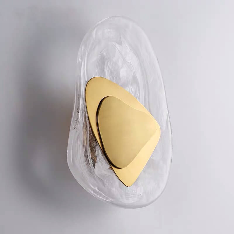 مصباح حائط LED بيضاوي الشكل بتصميم عصري إبداعي، مزود بضوء واحد 