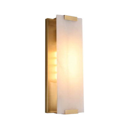 Nordic Light Luxury Marble Strip Design 1-Light Wall Sconce Lamp