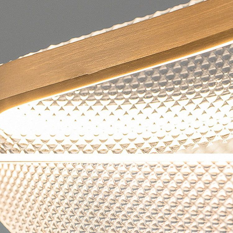 Modern Art Deco Acrylic Petal Interweaving Ring Aluminum LED Pendant Light For Living Room