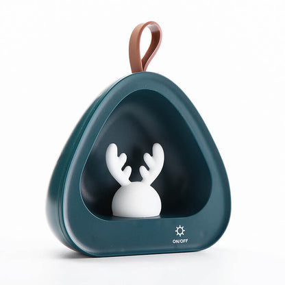 Creative Cute Deer Silicone USB Charging Portable LED Night Light Table Lamp